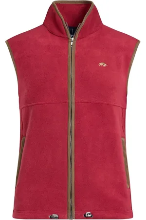Raging Bull Red Fleece Gilet L