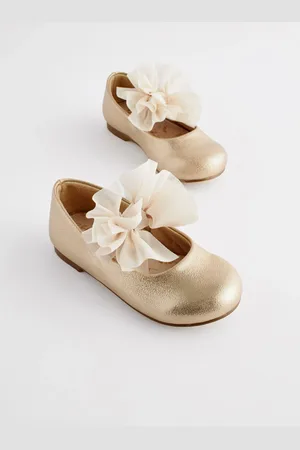 Next Standard Fit (F) Mary Jane Flower Girl Bow Occasion Shoes AU 5.5 (EU 22)