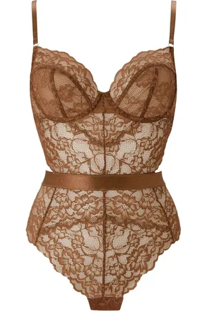 Ann Summers Cream Hold Me Tight Lace Body XL