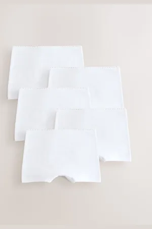 Next White Short Briefs 5 Pack (2-16yrs) 11