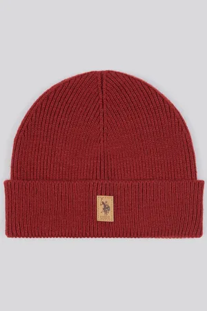 U.S. Polo Assn. U. S. Polo Assn. Red Signature Knit Winter Beanie One