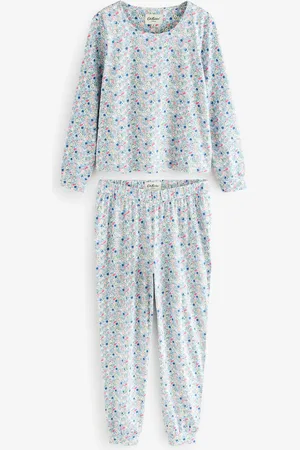 Cath Kidston Blue Dream Ditsy 100% Cotton Twosie Pyjamas XS Reg