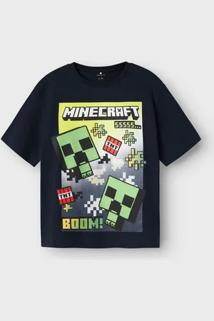 NAME IT Blue Minecraft Short Sleeve T-shirt 6 Years (116cm)