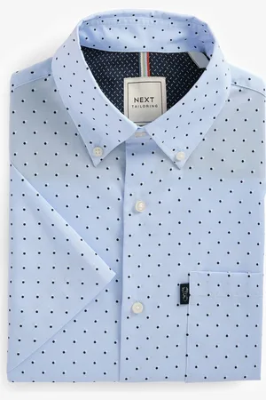 Next Easy Iron Button Down Short Sleeve Oxford Shirt 3XL