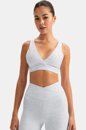 Tala Grey Dayflex V-Neck Sports Bra M