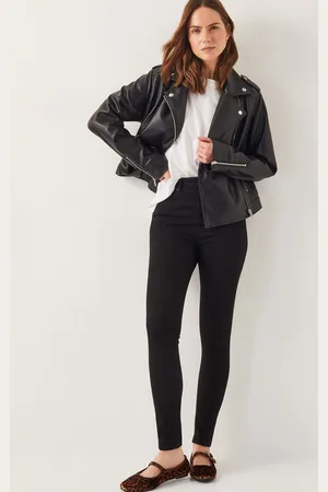 Monsoon Black Nadia High Waisted Skinny Jeans AU 22