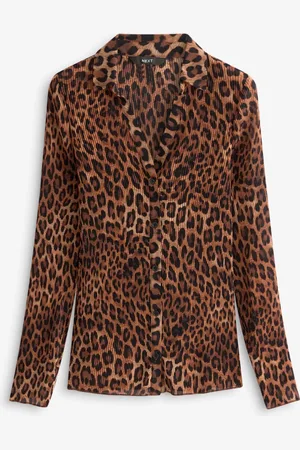 Next Pleated Long Sleeve Fitted Shirt AU 10