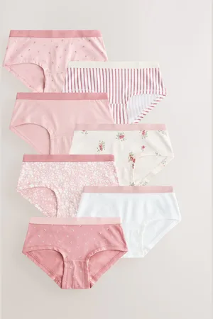 Next Pink Hipsters Briefs 7 Pack (2-16yrs) 7
