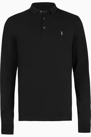 AllSaints AllSaints Reform Longsleeve Polo Shirt M