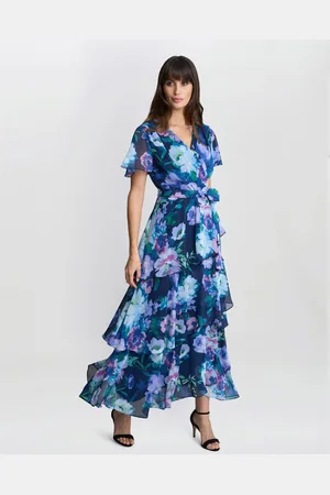 Gina Bacconi Elizabeth Tiered Maxi Dress 16
