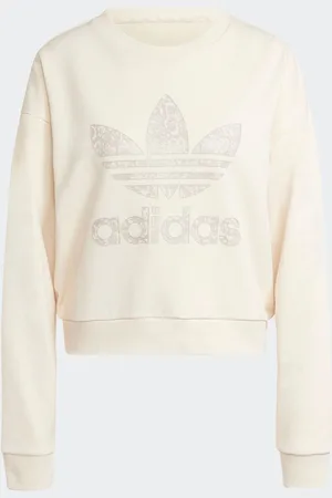 adidas White Snake Print 100% Cotton Sweatshirt AU 24-26