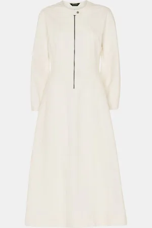 Whistles Denim Zip Detail 100% Cotton Dress AU 10