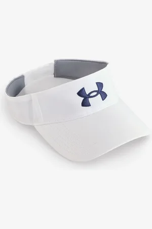 Under Armour White/Black Golf 96 Visor One