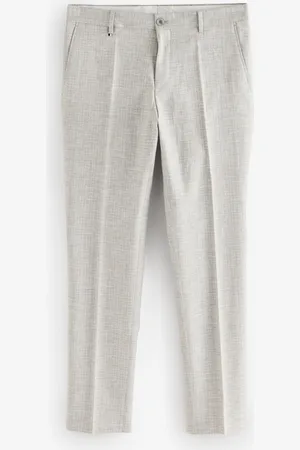HUGO BOSS Brown Genius Slim-Fit Suit Trousers 32