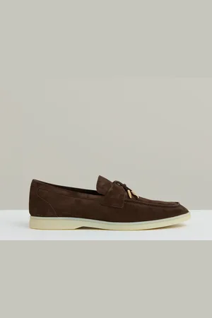 Reiss Price Suede Slip On Tassel Loafers uk7eu41