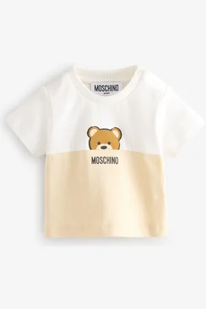 Moschino Natural Baby Short Sleeve Logo T-Shirt With Giftbox 3 Years (98cm)