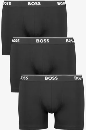 HUGO BOSS Black Power Stretch Cotton 3 Pack Boxers XL