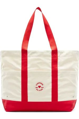 Converse Cream Hearts Tote Bag One