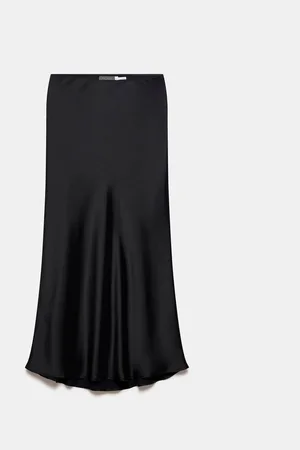 mint&berry Satin Maxi Slip Skirt XL