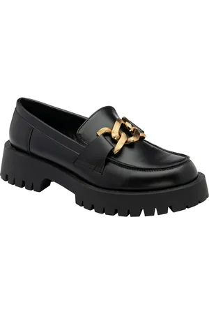 Ravel Burgundy Chunky Cleated Sole Loafers AU 6 (EU 37)
