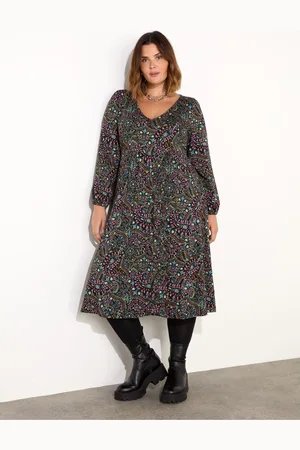 Live Unlimited London Curve Snake Print Shift Dress AU 16