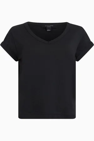 AllSaints AllSaints Black Anna T-Shirt AU 16