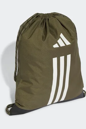 adidas Green 3 Stripe Gymsack One