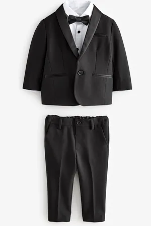 Next Blazer, Shirt, Trousers And Bow Tie Set (3mths-9yrs) 4