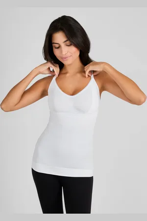 JoJo Maman Bébé White Seamless Postnatal Support Nursing Vest M