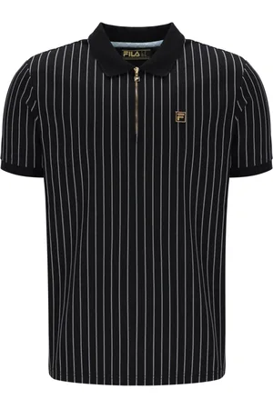 Fila Patton Jacquard Stripe 100% Cotton Polo Shirt S