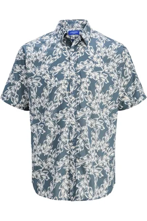 JACK & JONES 100% Cotton Printed Short Sleeve Summer Shirt 12 Years (152cm)