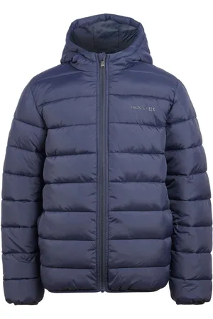 Jack Wills Blue Boys Classic Hooded Puffer Jacket 14