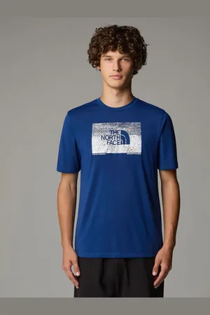 The North Face Blue Foundation Abstract Graphic T-Shirt XL