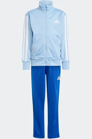 adidas Blue Essentials Climacool Kids Tracksuit 7