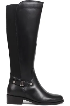JONES BOOTMAKER Serina Leather Calf Black Boots AU 7 (EU 38)