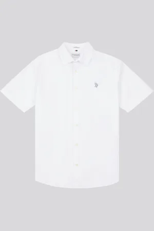 U.S. Polo Assn. U. S. Polo Assn. Mens Linen Blend Short Sleeve Shirt XXL