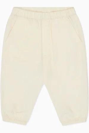 Mori Cream Bamboo Cord Pull Up 100% Cotton Trousers 6