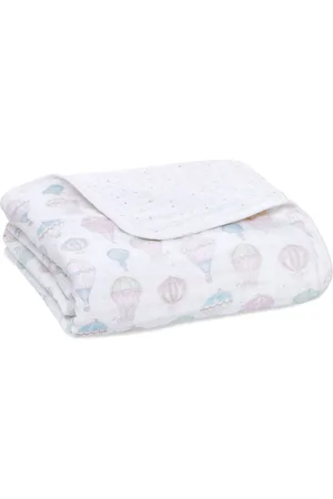 Aden + Anais Pink Animal Kingdom Cotton Muslin Dream Blanket one