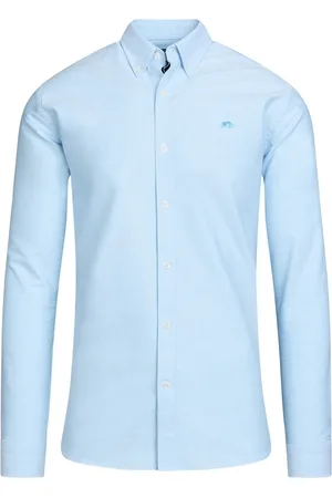Raging Bull Long Sleeve Classic 100% Cotton Oxford Shirt 4XL