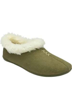Lotus Green Slip-On Slippers AU 6 (EU 37)