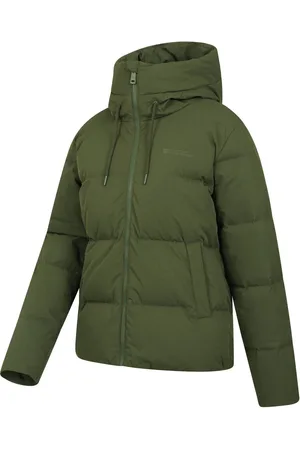 Mountain Warehouse Green Womens Cosy Extreme Short Down Jacket AU 10