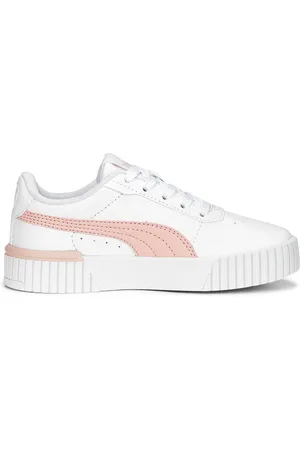 PUMA White Carina 2.0 Kids Trainers AU 12 (EU 31)