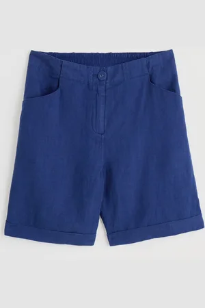 Seasalt Cornwall Penderleith 100% Linen Shorts AU 12