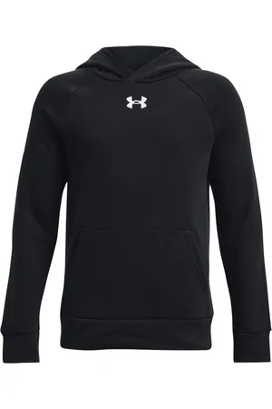 Under Armour Black Rival Fleece Hoodie YM