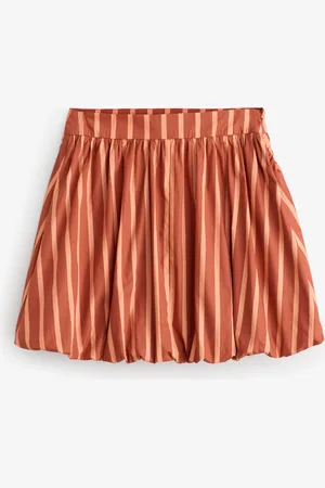 Next 100% Cotton Bubble Hem Mini Skirt AU 24 R
