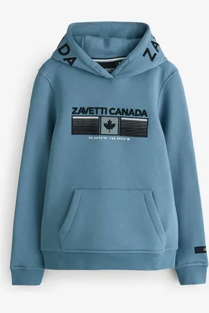 Zavetti Canada Blue Junior Ovello Over The Head Hoodie M