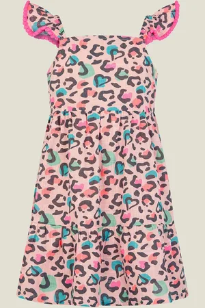 Accessorize Girls Leopard Print Sun Dress 5