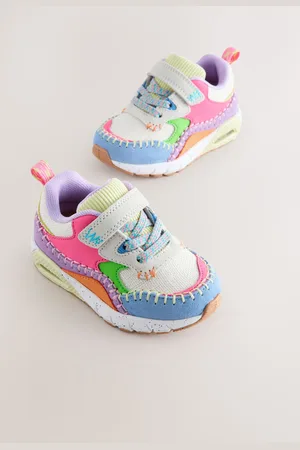 Next Multi Bright Elastic Lace Chunky Trainers AU 9 (EU 26.5)