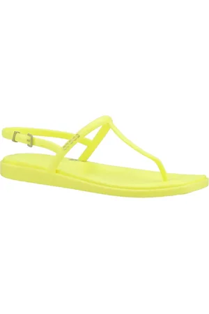 Crocs Green Miami Thong Flip Flops AU 7 (EU 37.5)