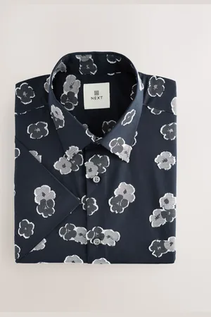Next Regular Fit Print Short Sleeve Shirt XL